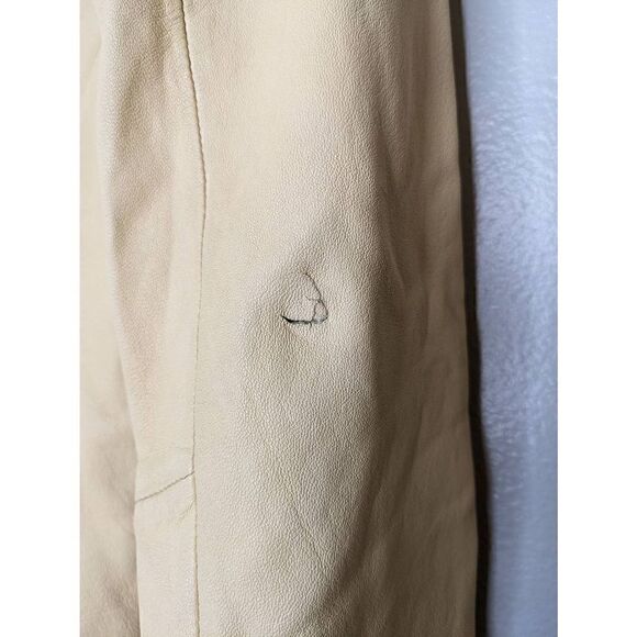 Vince Buttermilk Yellow Leather Jacket 6 - Picture 12 of 16